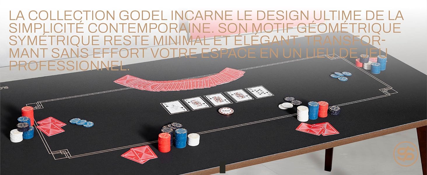 Tapis de Poker Godel - Vue large