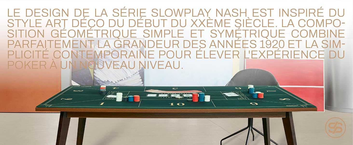 Tapis de Poker Nash - Vue large